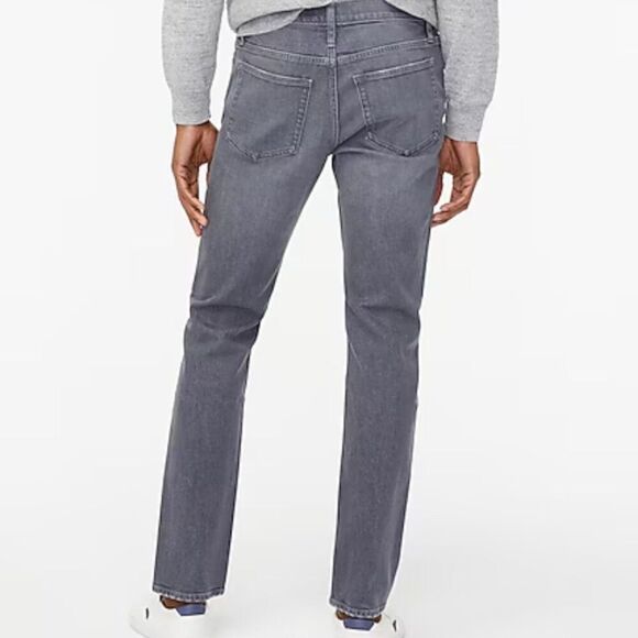 J. Crew Factory bg156 Straight-fit grey jean in signature flex - NWT 34/30 - Picture 1 of 13